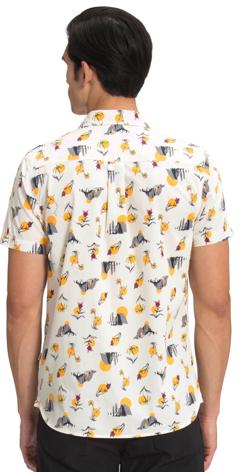 Baytrail Pattern SS Shirt - Mens - Vintage White Valley Sun Print 2
