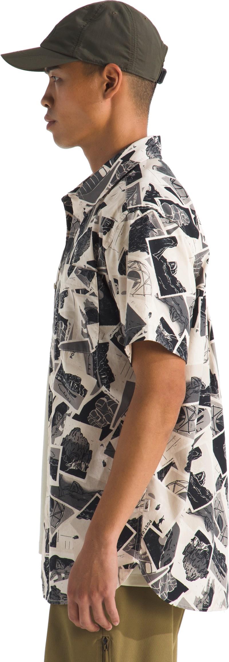 Baytrail Pattern SS Shirt - Mens - desert stone tnf postcards print 1