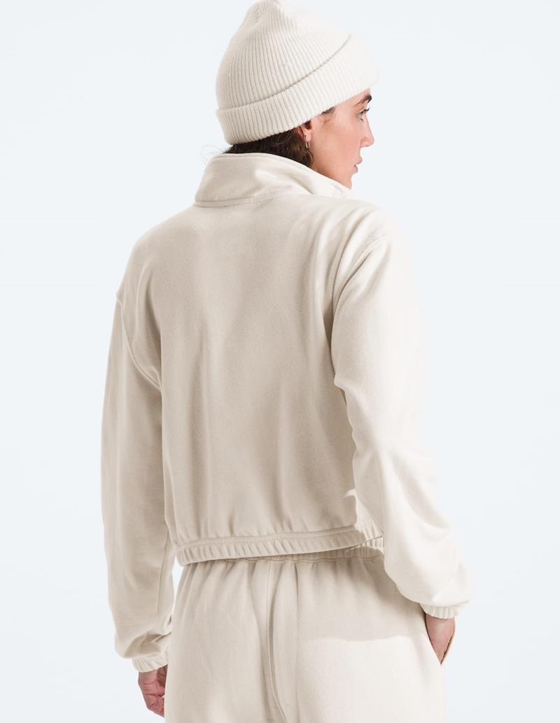 Better Terry 1/2 Zip Pullover - Womens - white dune 1