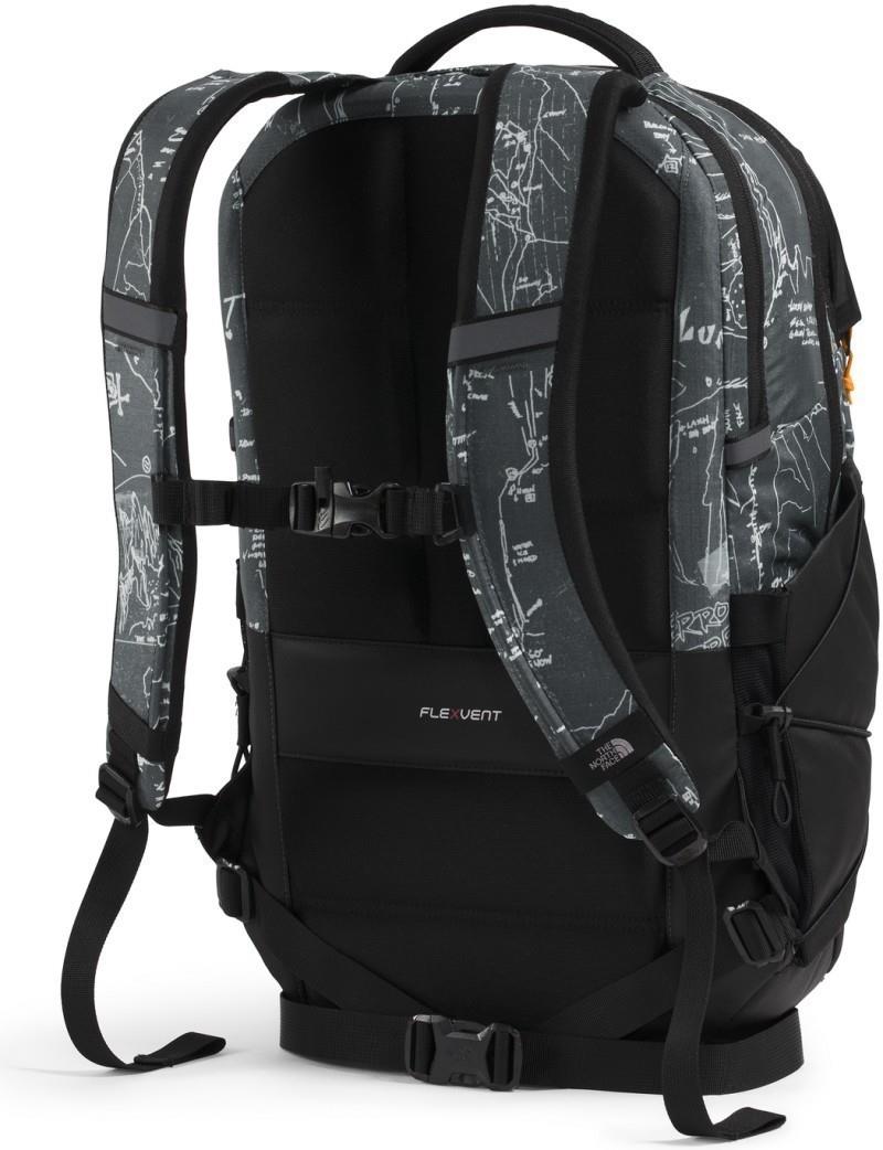 Borealis - anthracite grey conrad topo print / summit gold 1