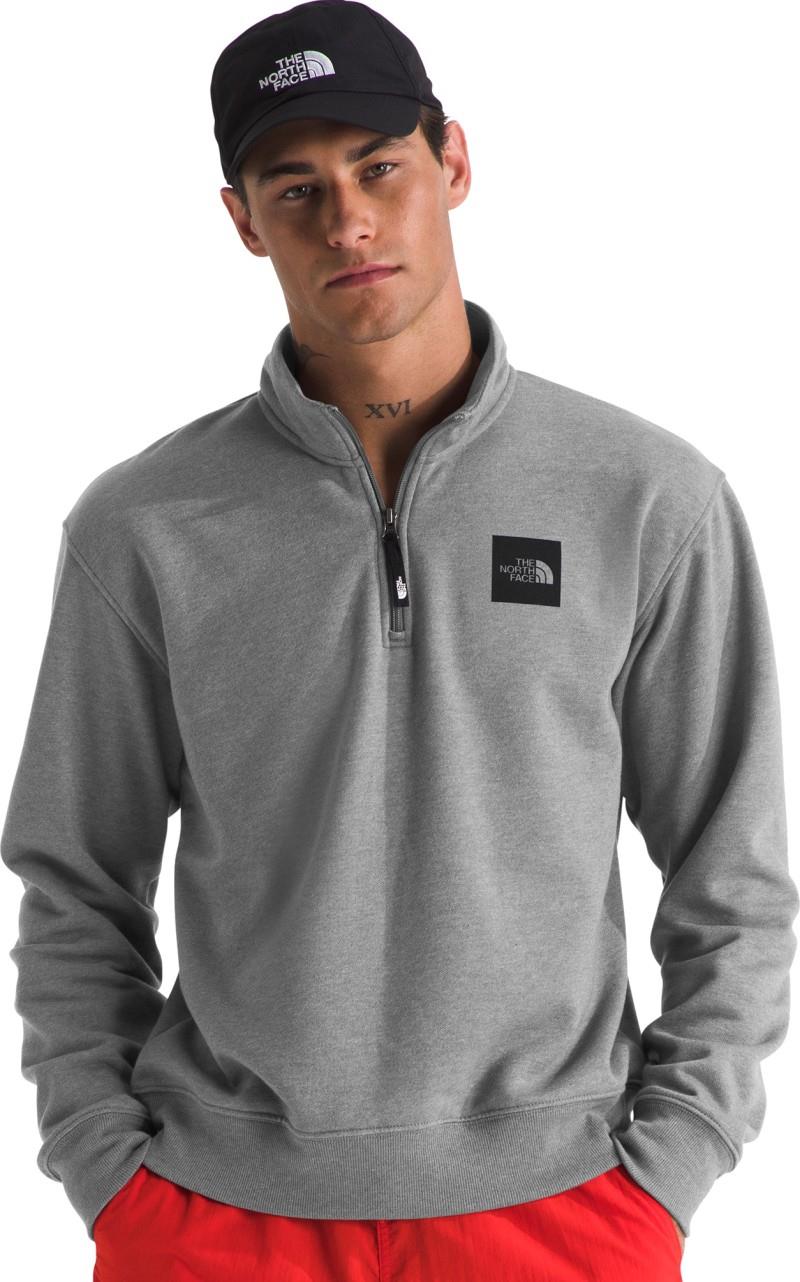 Box Half Dome 1/4 Zip - Mens - tnf medium grey heather 1
