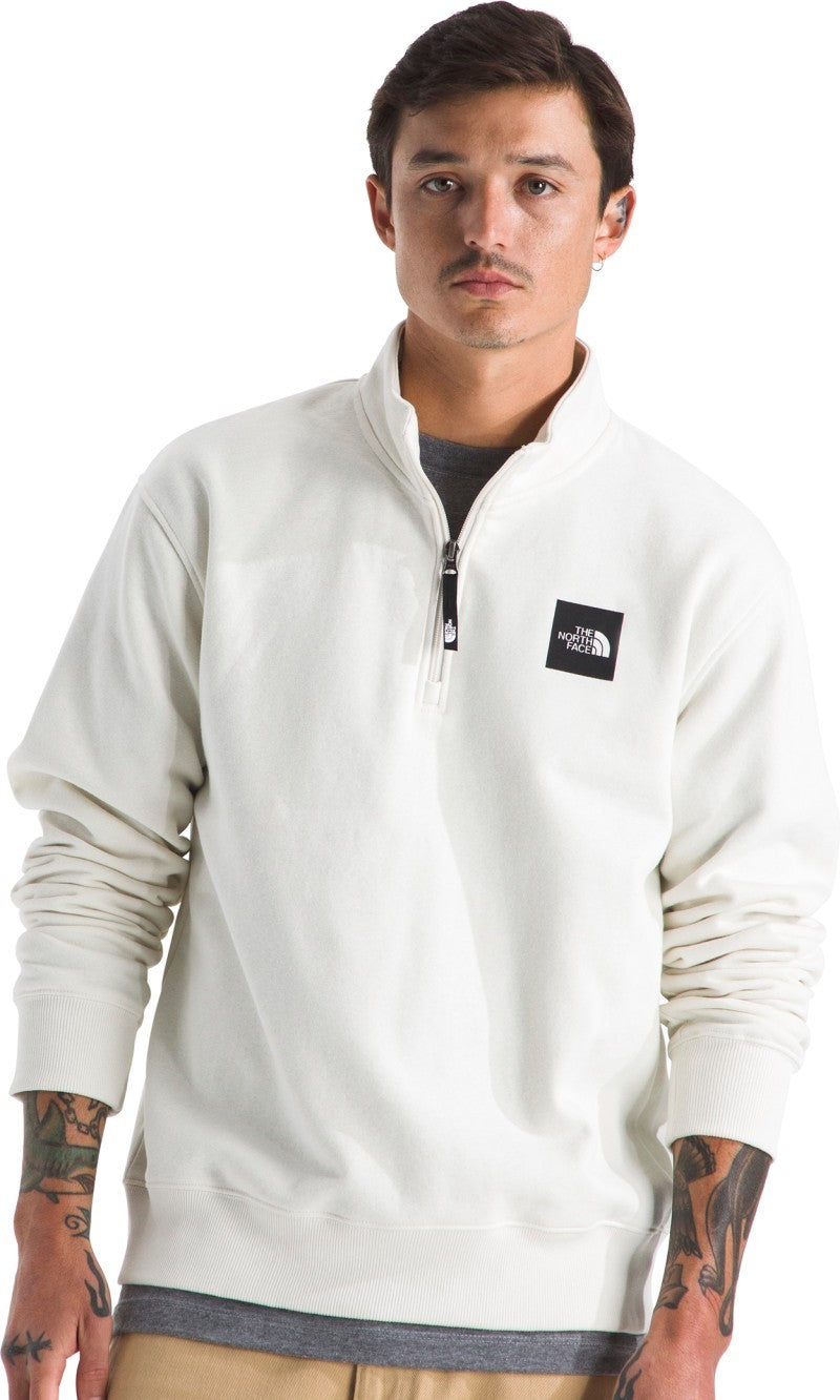 Box Half Dome 1/4 Zip - Mens - white dune 1