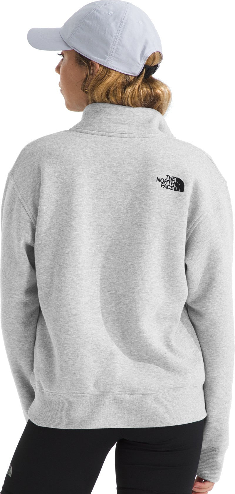 Box Half Dome 1/4 Zip - Womens - tnf light grey heather 1