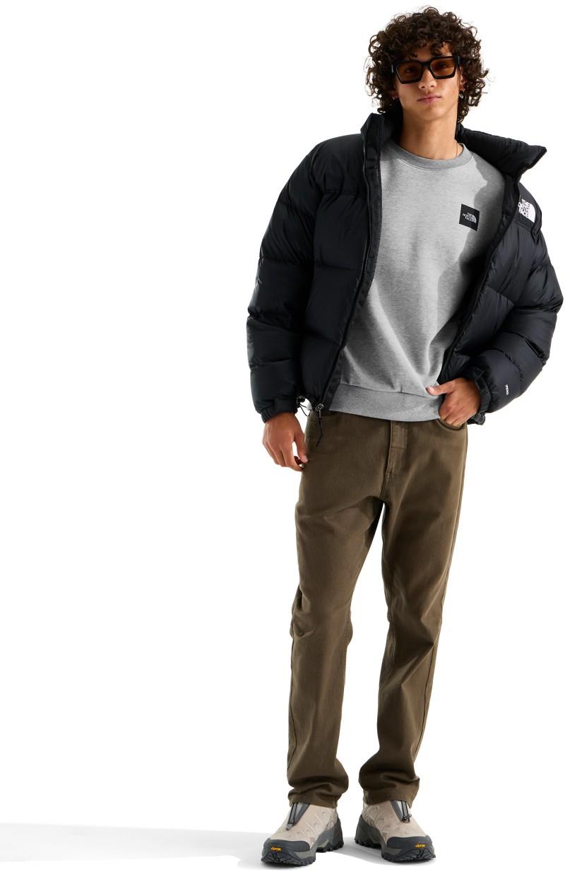 Box Half Dome Crew - Mens - tnf pale grey heather 1