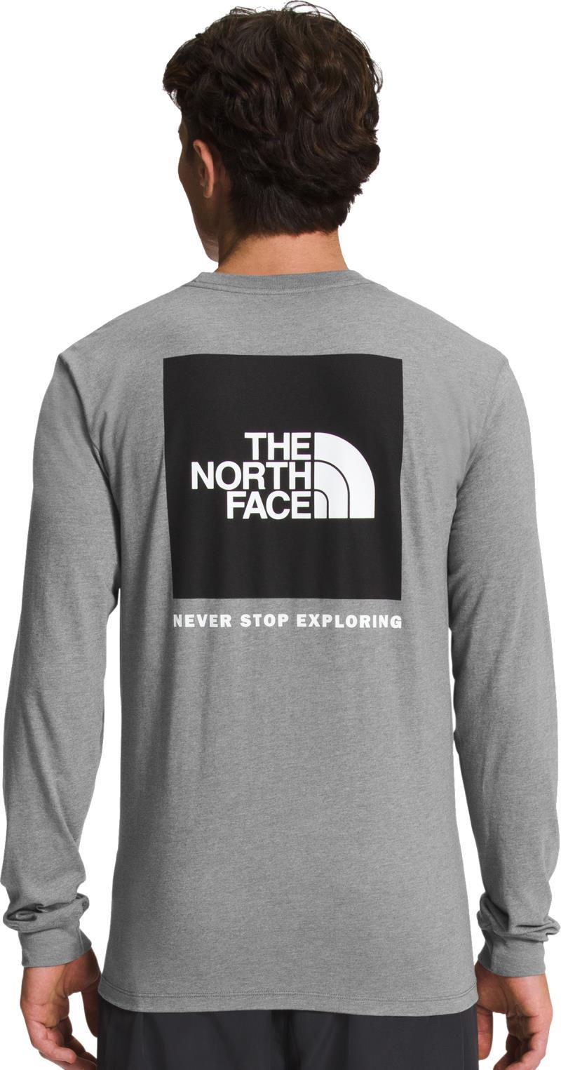 Box NSE LS Tee - Mens - tnf medium grey heather / tnf black 1
