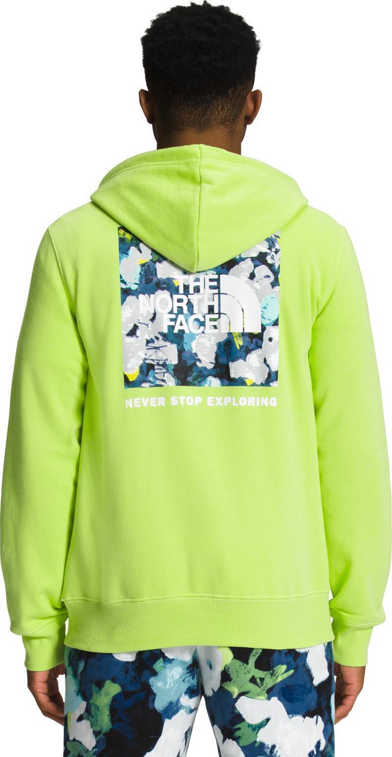 Box NSE Pullover Hoodie - Mens - LED Yellow / Summit Navy Abstract Floral Print 2