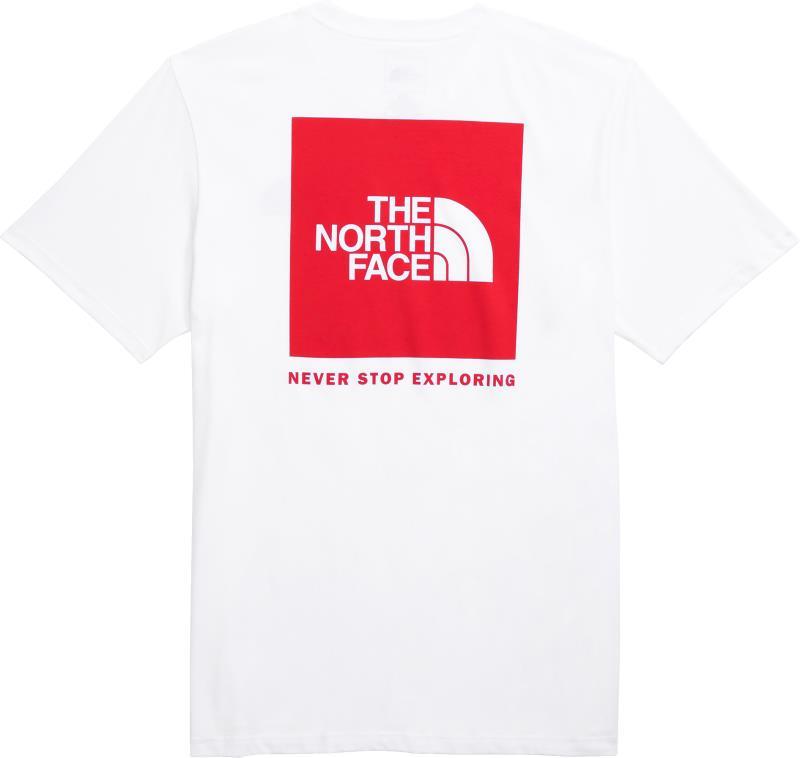 Box NSE SS Tee - Mens - tnf white / tnf red 1