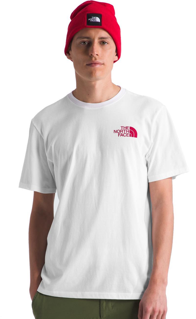Box NSE SS Tee - Mens - tnf white / tnf red 1
