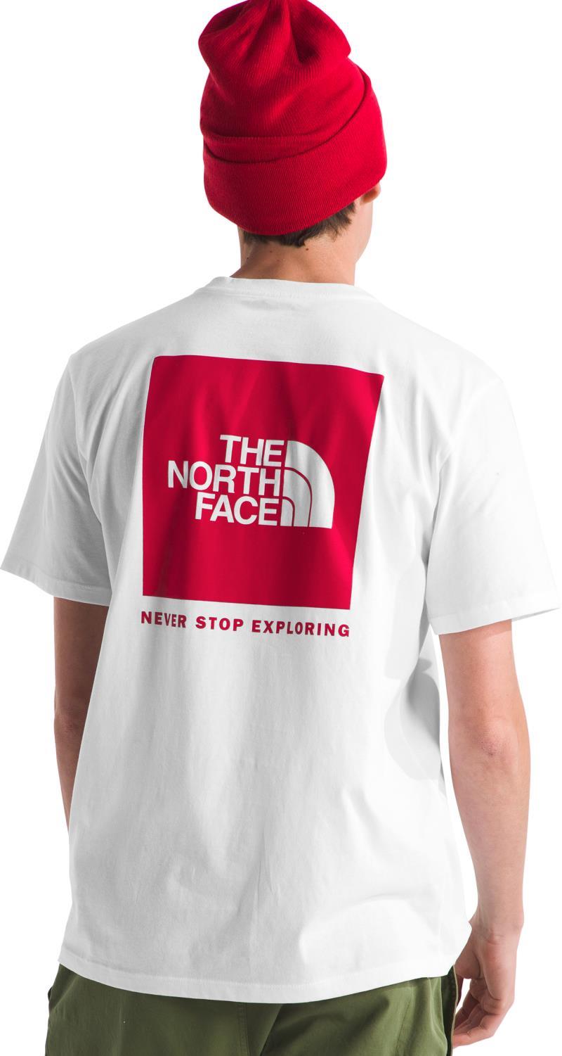 Box NSE SS Tee - Mens - tnf white / tnf red 1