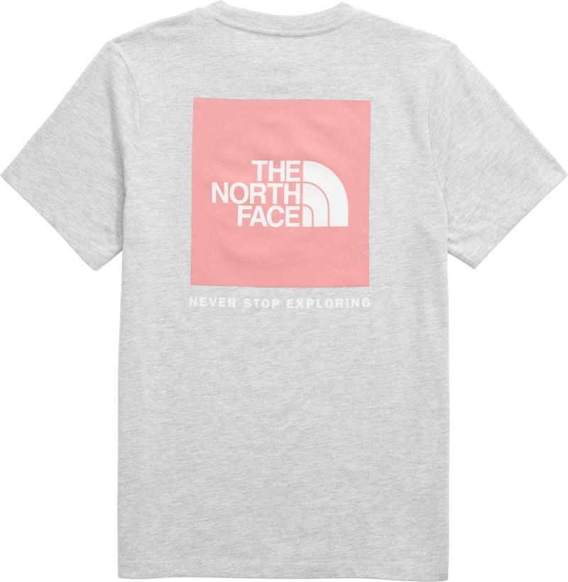 Box NSE SS Tee - Womens - tnf light grey heather / terracotta 1