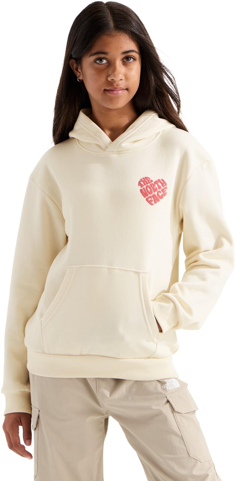 Brand Proud Graphic Hoodie - Teen Girls - white dune 1
