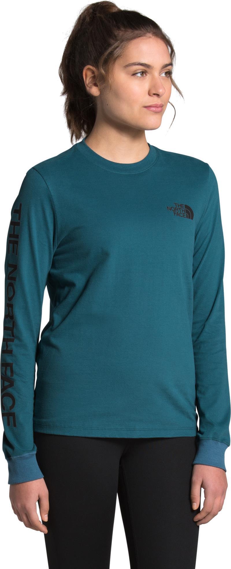 Brand Proud LS Tee - Womens - mallard blue / tnf black 1