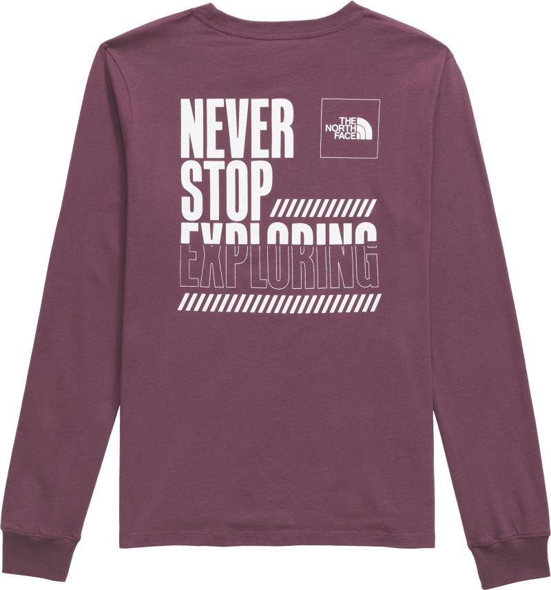 Brand Proud LS Tee - Womens - midnight mauve 1