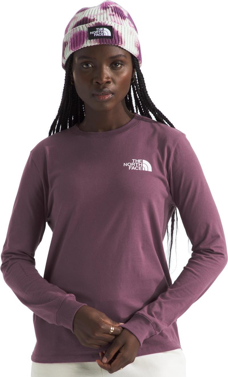 Brand Proud LS Tee - Womens - midnight mauve 1