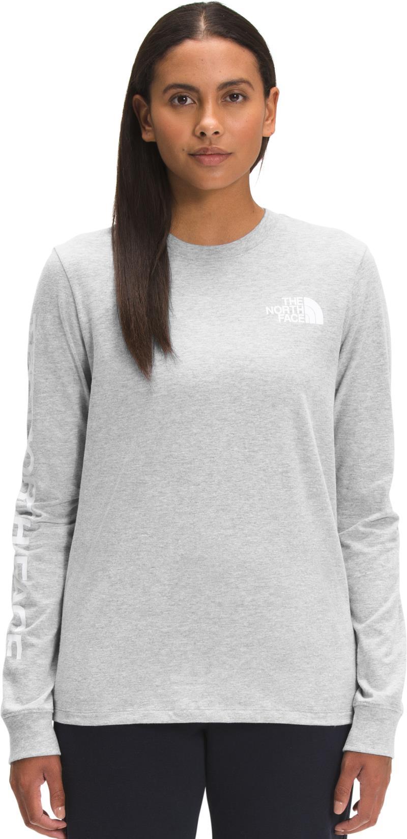 Brand Proud LS Tee - Womens - tnf light grey heather 1