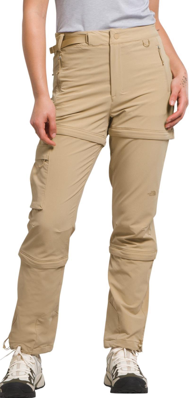 Bridgeway Zip-Off Pants, Reg - Womens - khaki stone 1