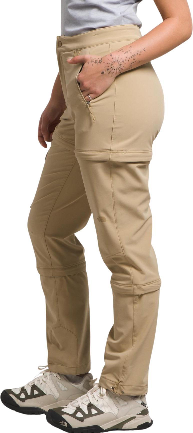 Bridgeway Zip-Off Pants, Reg - Womens - khaki stone 1
