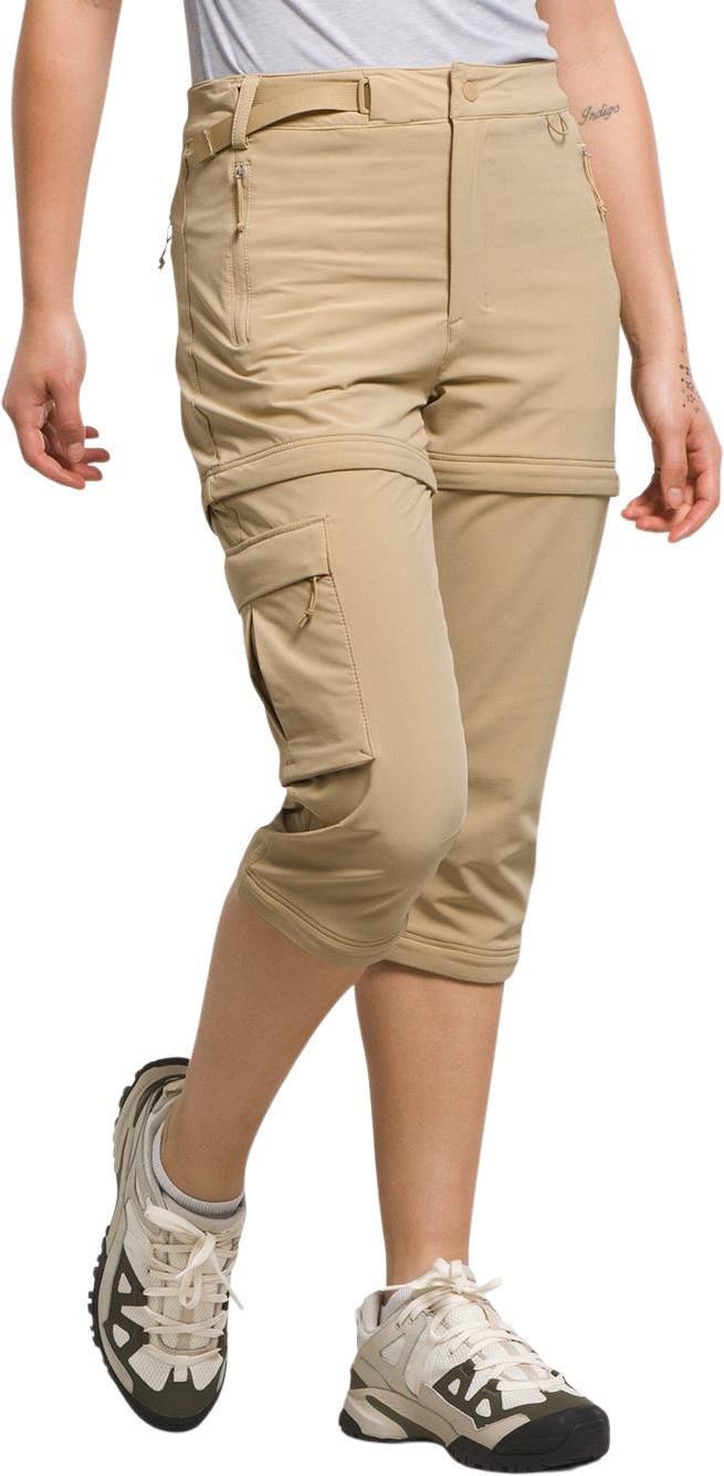 Bridgeway Zip-Off Pants, Reg - Womens - khaki stone 1
