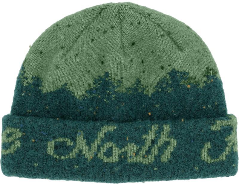 Cabin Mountainscape Beanie - dimmed algae / pacific teal 1