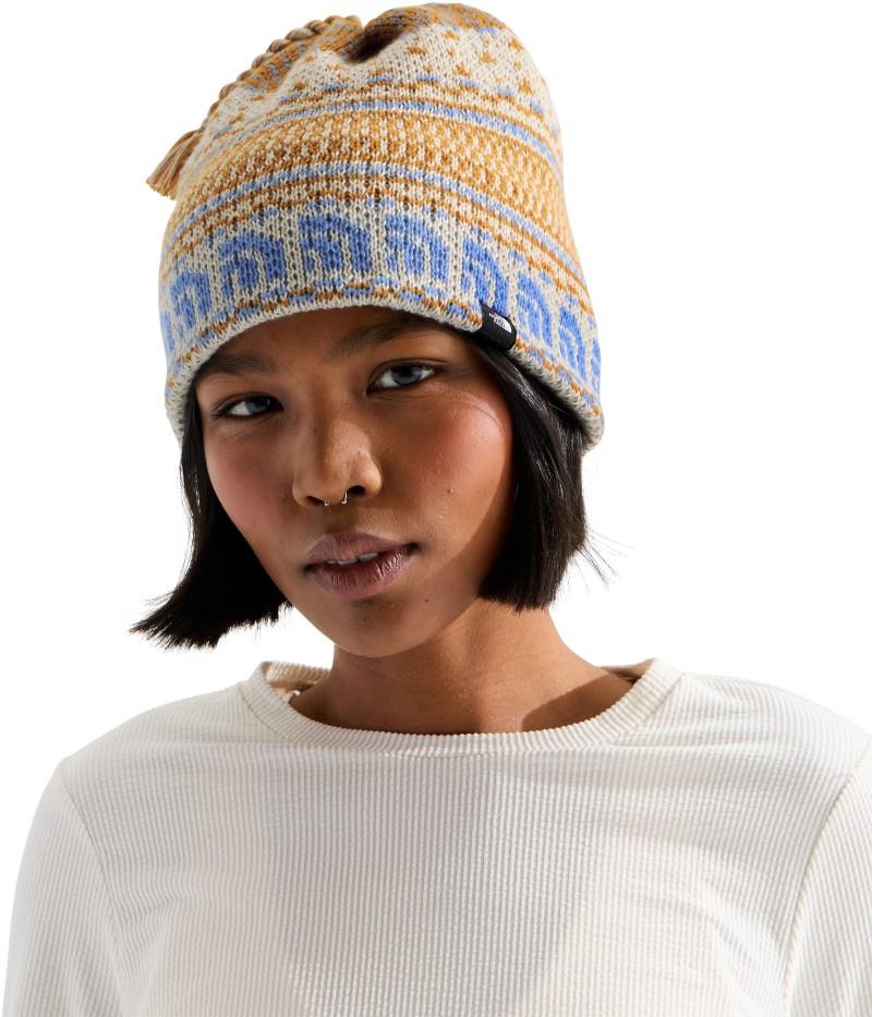 Cabin Ski Tuke - desert stone jacquard / tassel 1
