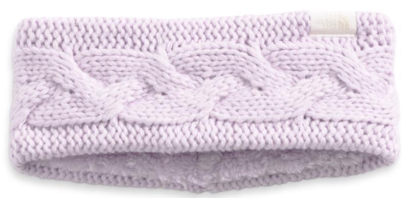 Cable Minna Earband - Womens - Lavender Fog 1