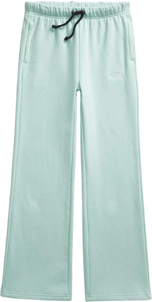 Camp Fleece Wide Leg Pants - Girls - muted pine 1