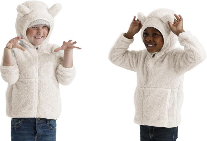 Campshire Full Zip Hoodie - Kids - white dune 1