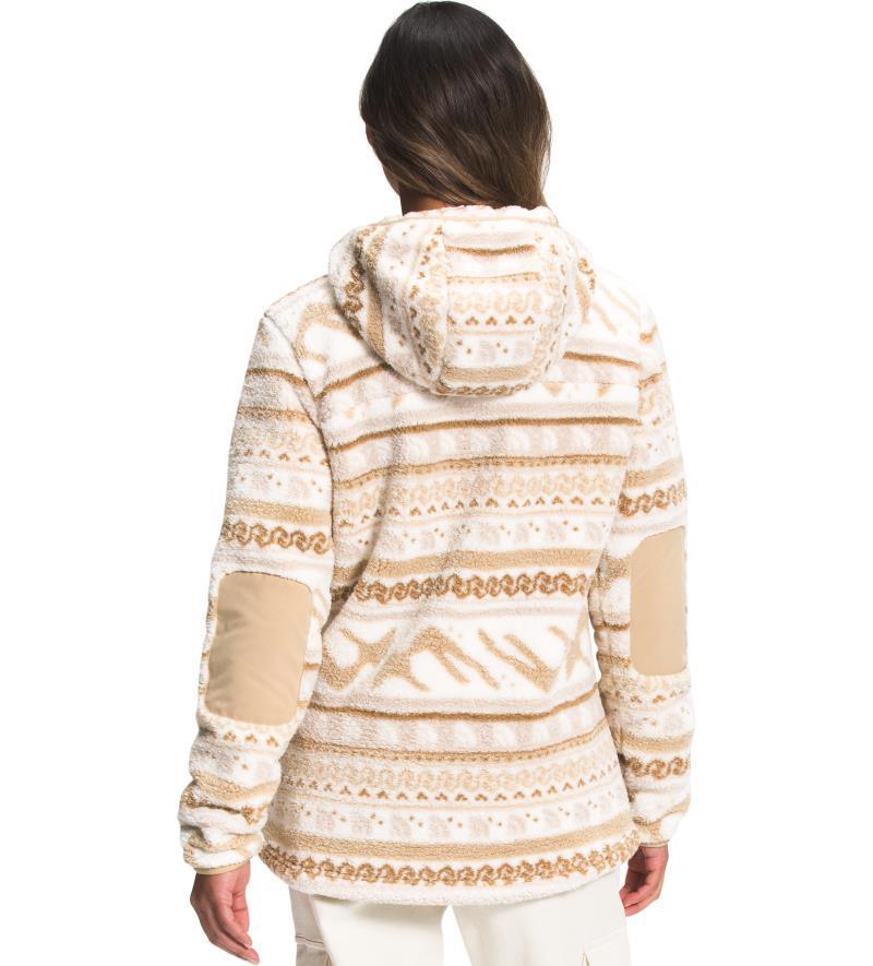 Campshire Pullover Hoodie 2.0, Printed - Womens - Gardenia White TNF Mountain Fairisle Print 2
