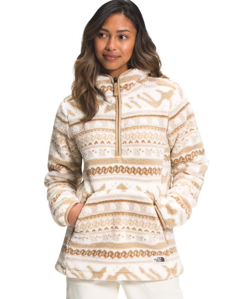 Campshire Pullover Hoodie 2.0, Printed - Womens - Gardenia White TNF Mountain Fairisle Print 3
