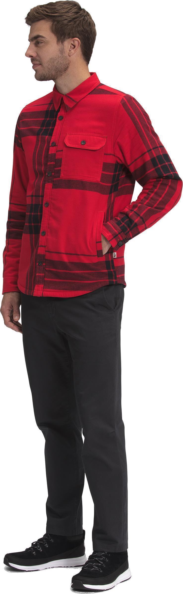 Campshire Shirt - Mens - TNF Red Icon Exploded Two Color Plaid 2