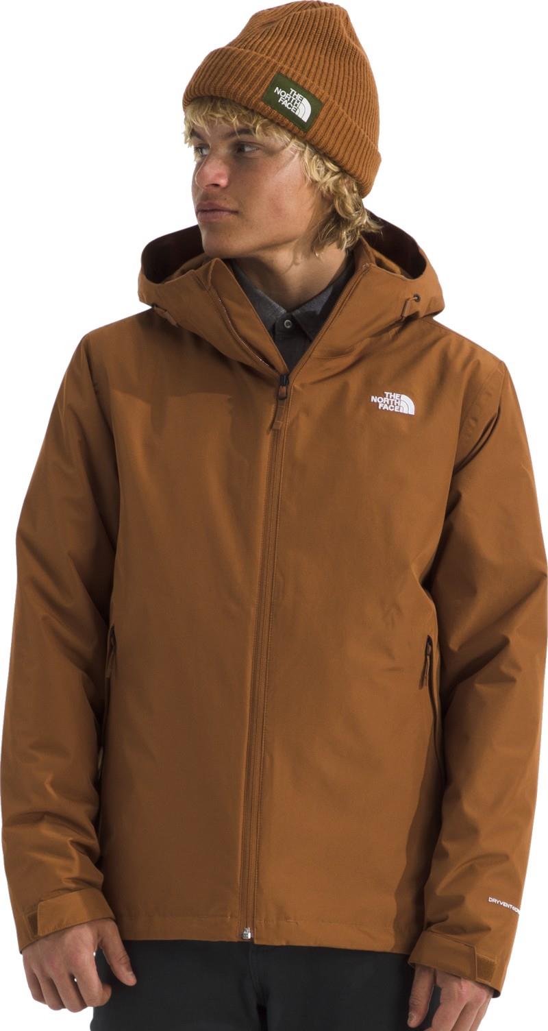 Carto Mono Triclimate Hooded Jacket - Mens - burnt umber 1