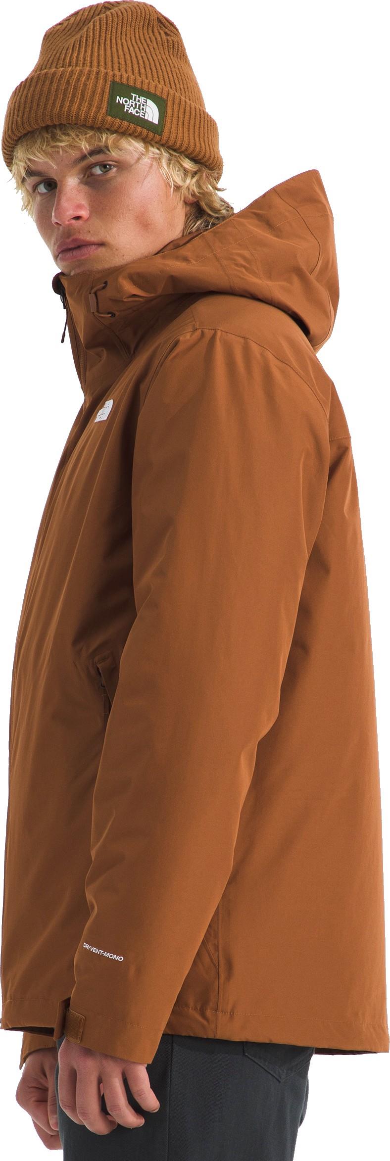 Carto Mono Triclimate Hooded Jacket - Mens - burnt umber 1