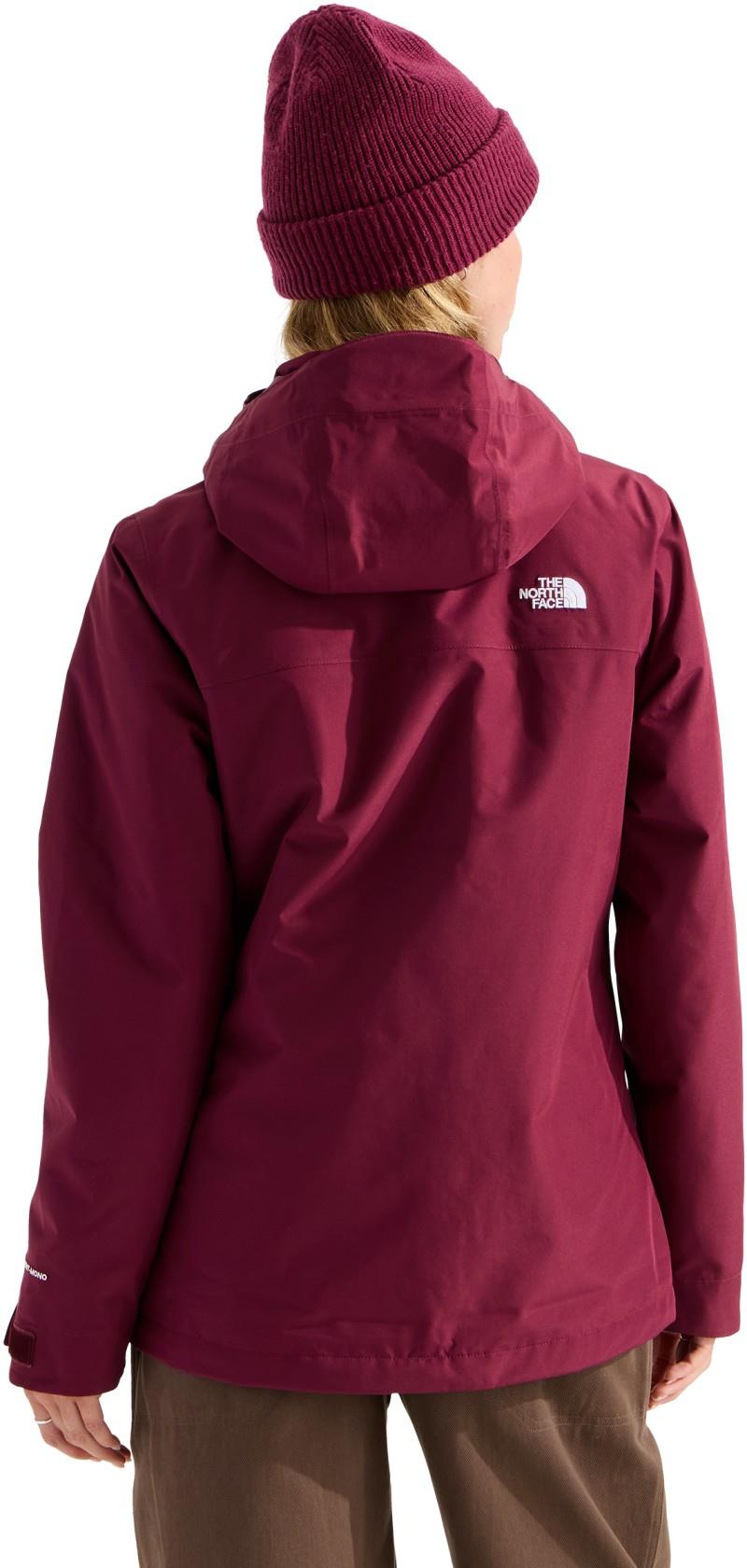 Carto Mono Triclimate Hooded Jacket - Womens - burgundy crush 1
