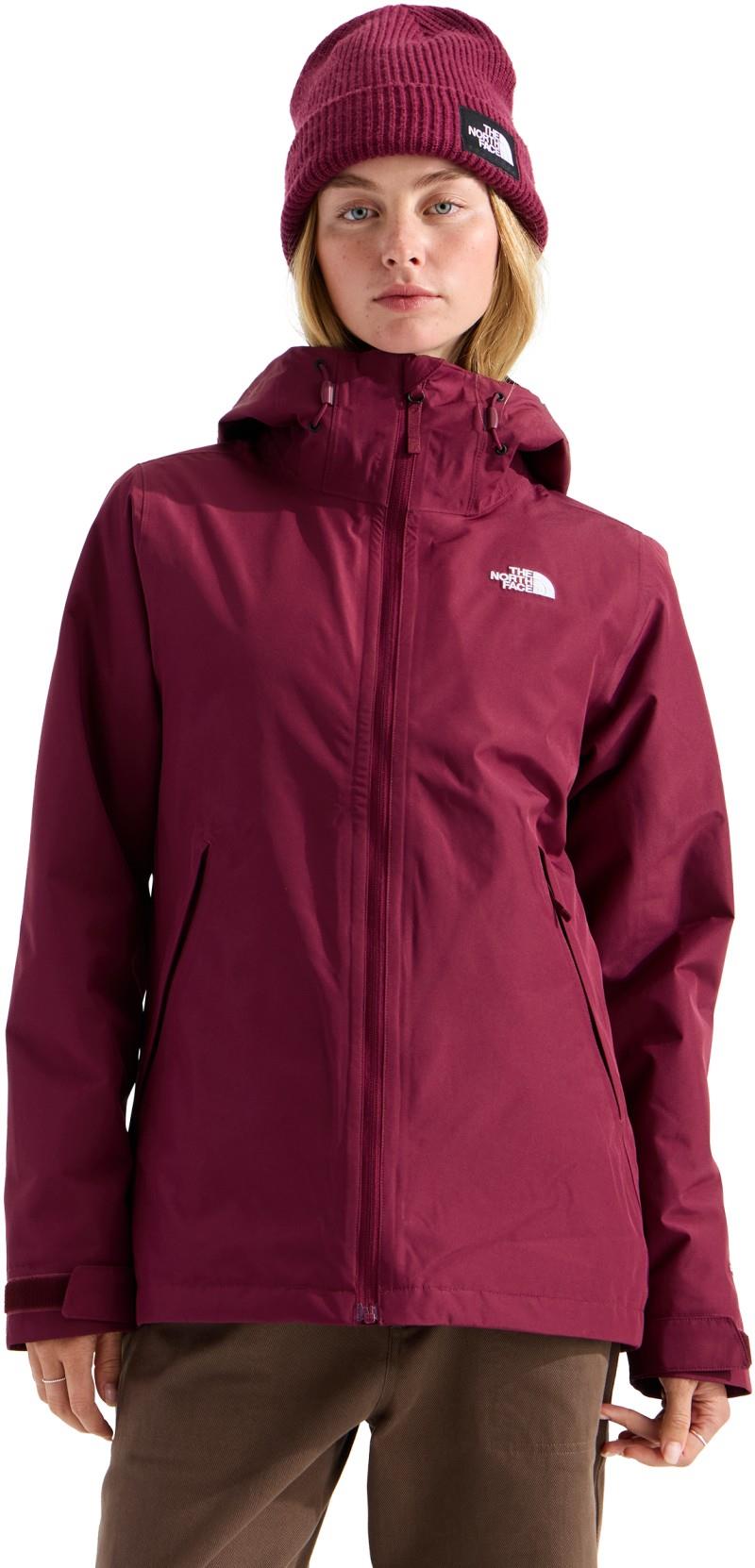 Carto Mono Triclimate Hooded Jacket - Womens - burgundy crush 1