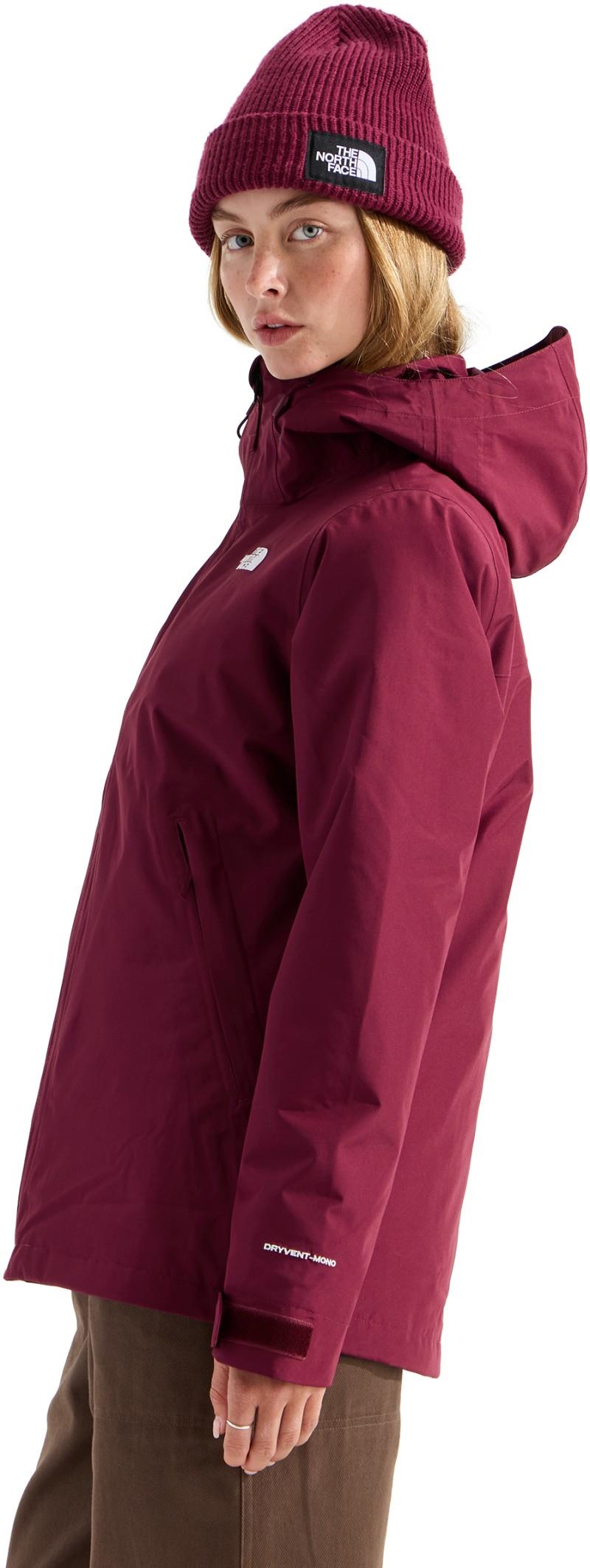 Carto Mono Triclimate Hooded Jacket - Womens - burgundy crush 1