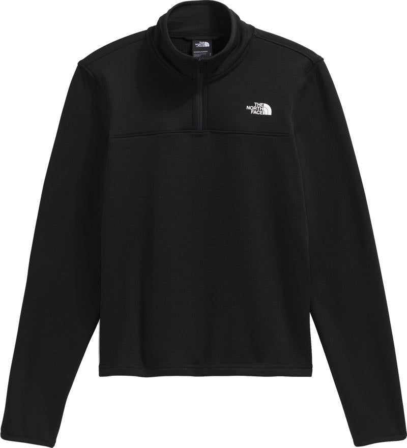 Cedar Trail Grid Fleece 1/4 Zip Jacket - Womens - tnf black 1