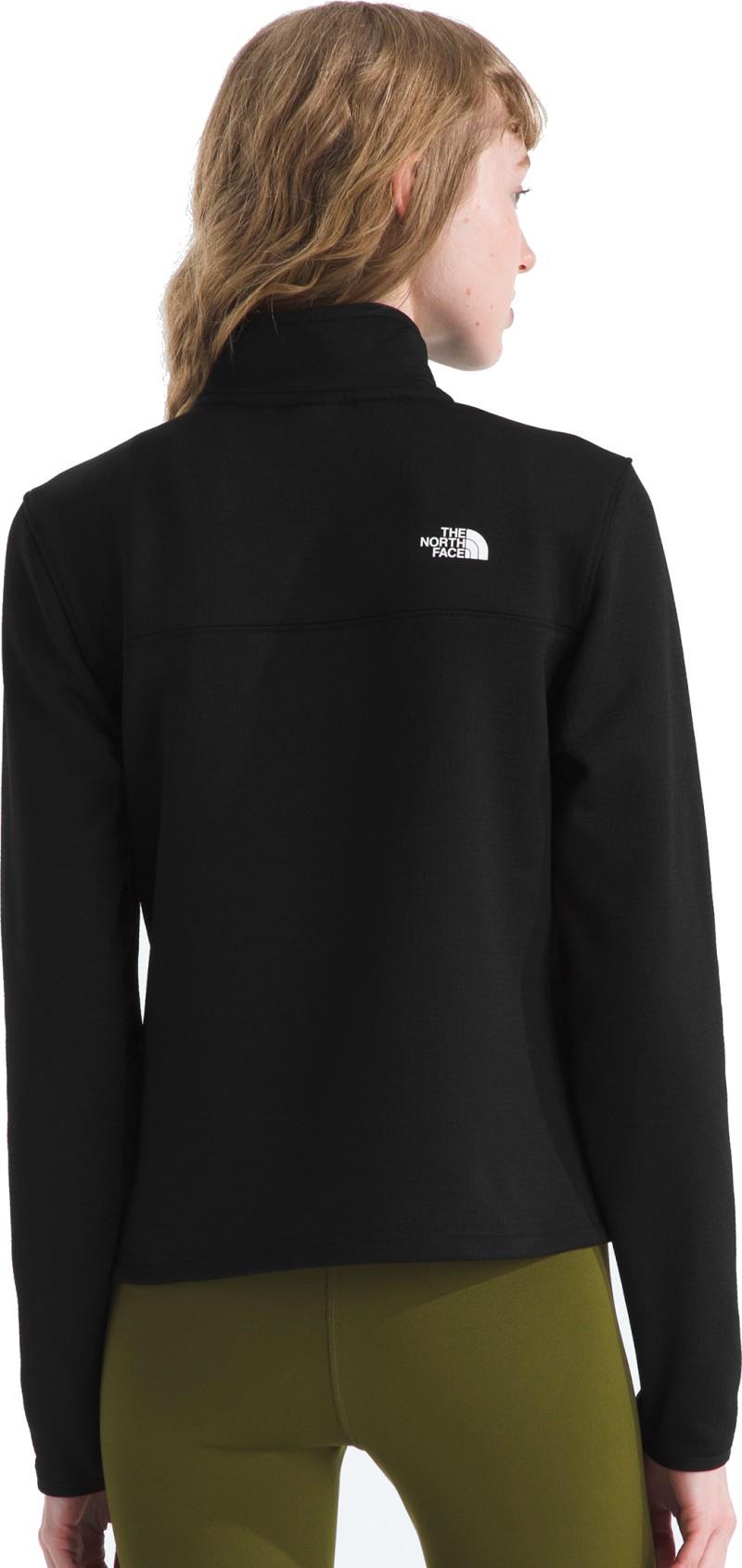 Cedar Trail Grid Fleece 1/4 Zip Jacket - Womens - tnf black 1
