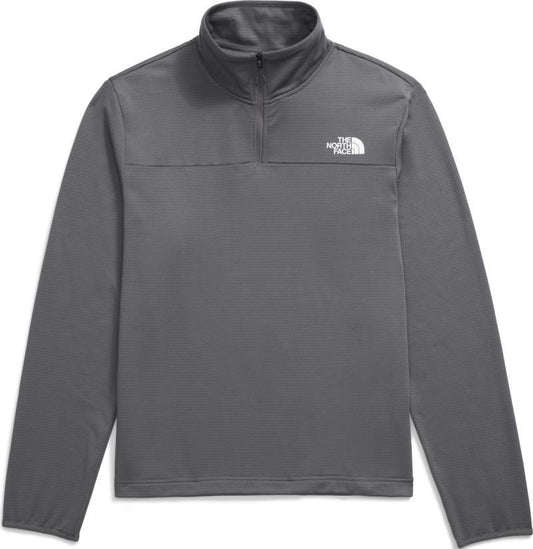 Cedar Trail Grid Fleece 1/4 Zip - Mens - smoked pearl 1