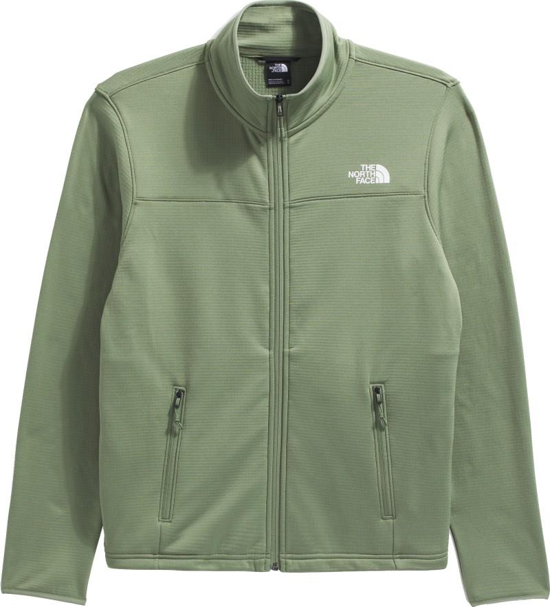Cedar Trail Grid Fleece Full Zip Jacket - Mens - bark mist 1