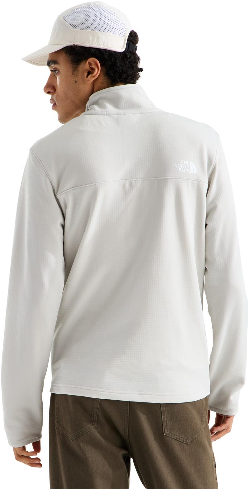 Cedar Trail Grid Fleece Full Zip Jacket - Mens - cumulus cloud 1