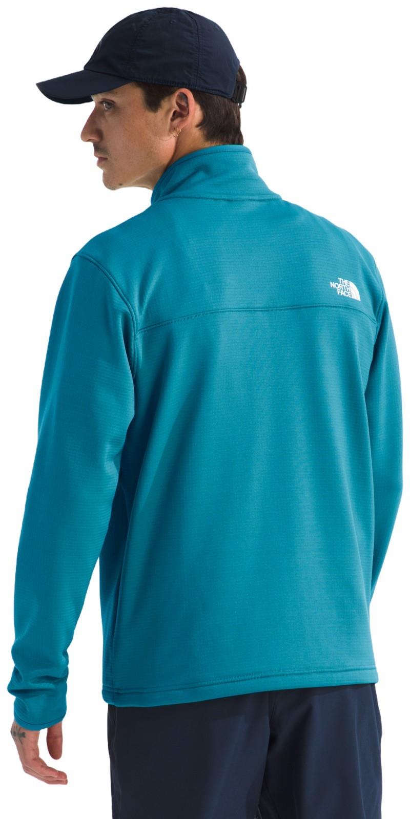 Cedar Trail Grid Fleece Full Zip Jacket - Mens - dusk blue 1