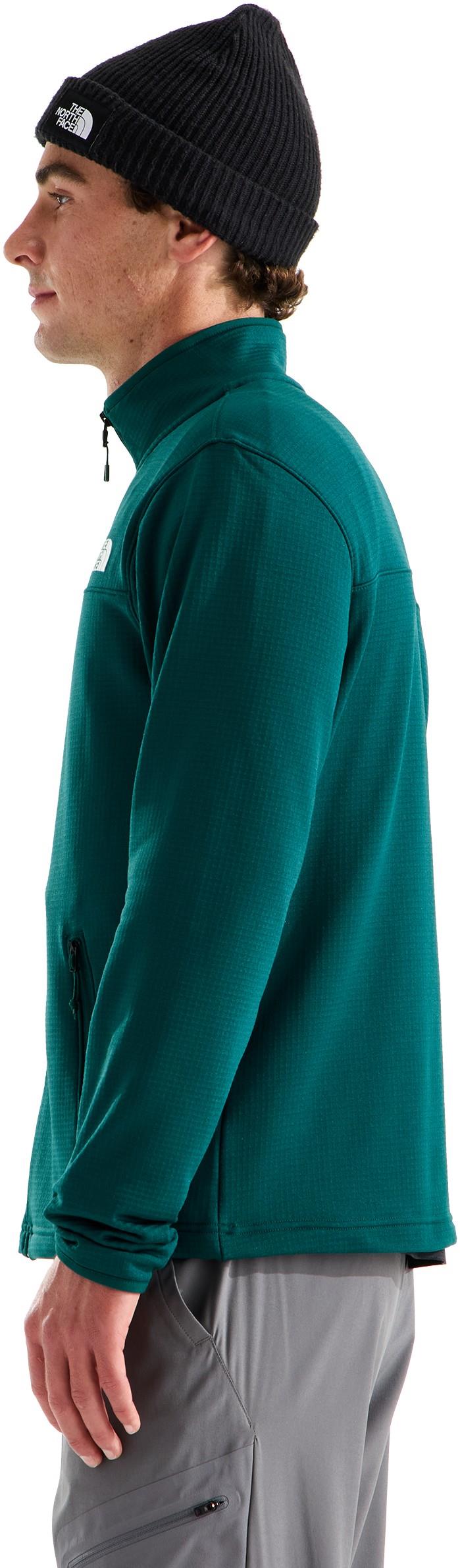 Cedar Trail Grid Fleece Full Zip Jacket - Mens - pacific teal 1