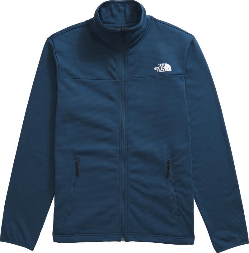 Cedar Trail Grid Fleece Full Zip Jacket - Mens - shady blue 1
