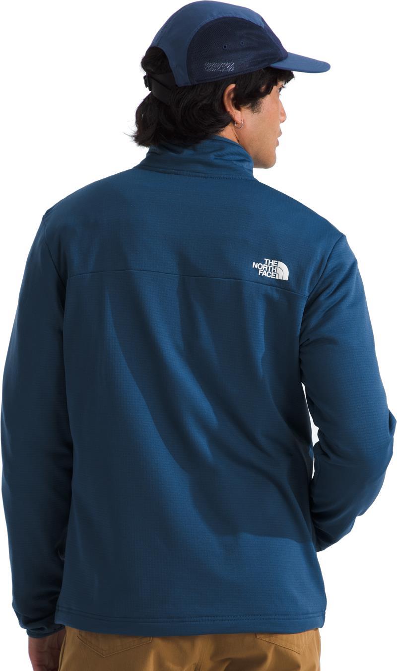 Cedar Trail Grid Fleece Full Zip Jacket - Mens - shady blue 1