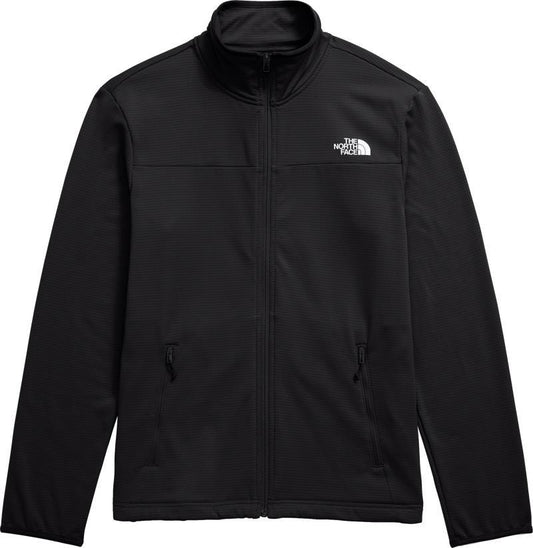 Cedar Trail Grid Fleece Full Zip Jacket - Mens - tnf black 1