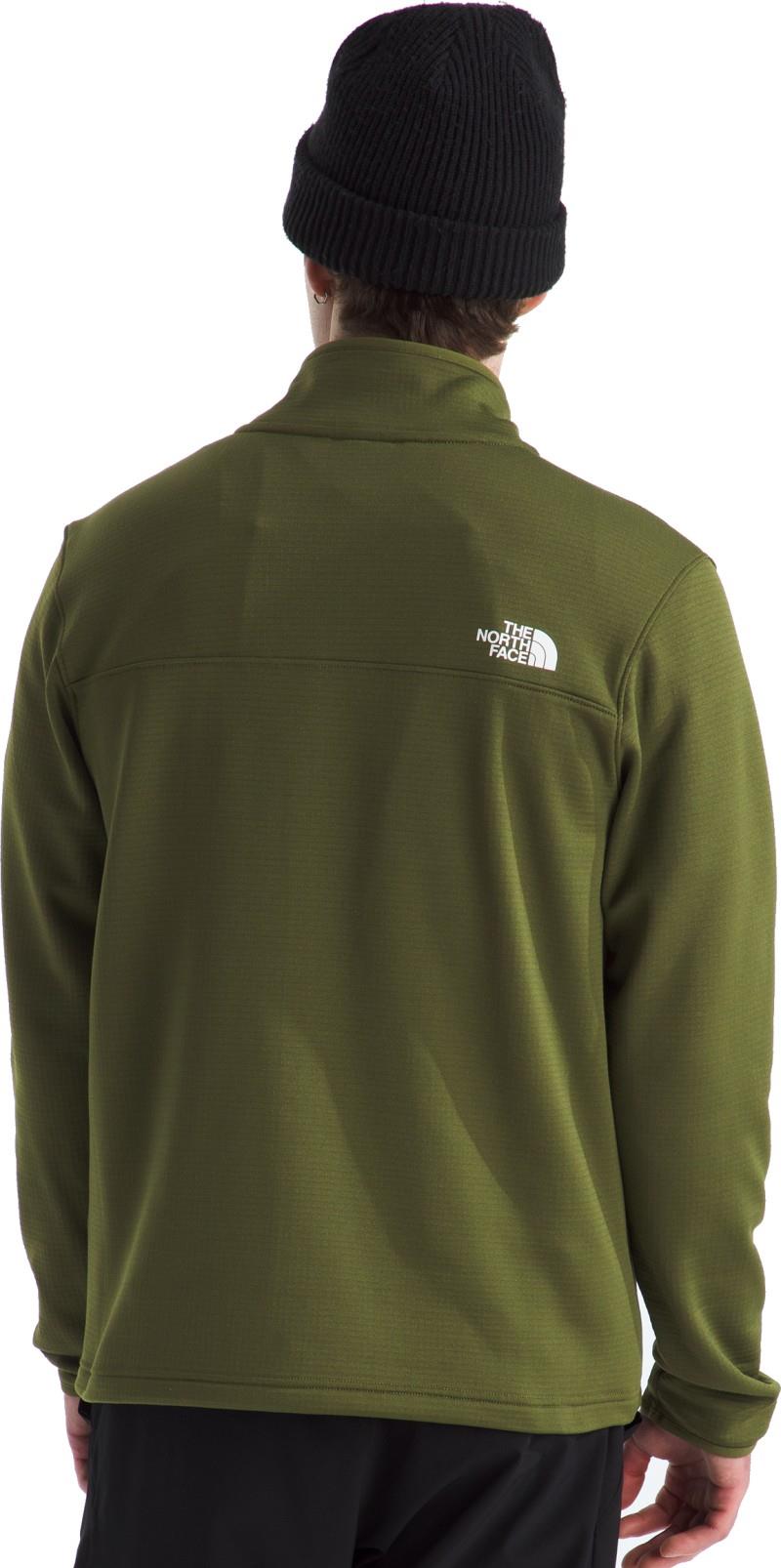Cedar Trail Grid Fleece Full Zip Jacket - Mens - woodland green 1