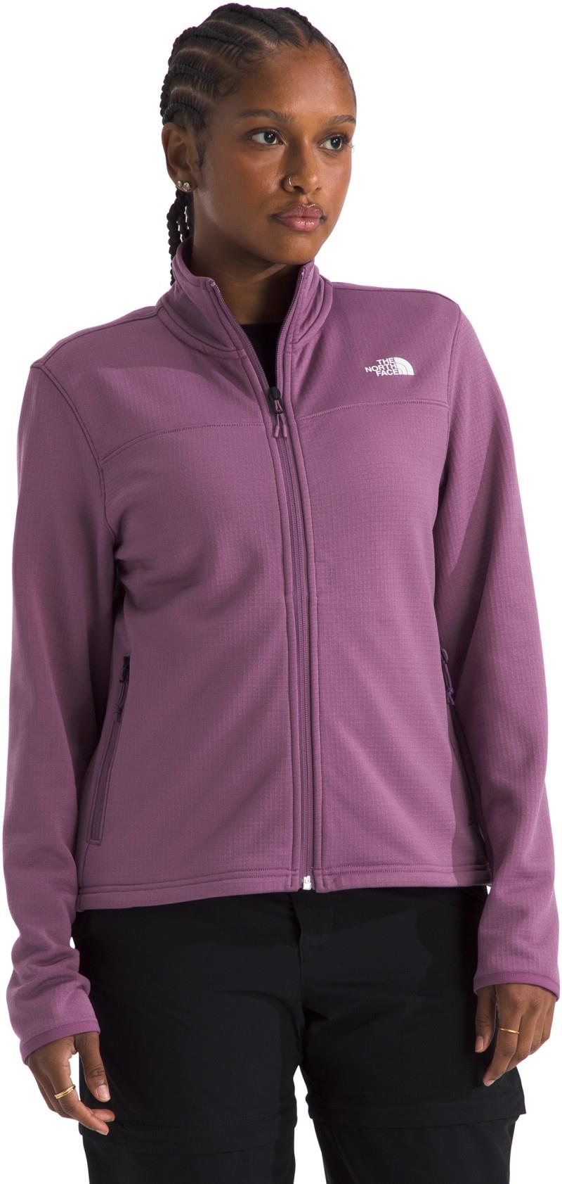 Cedar Trail Grid Fleece Jacket - Womens - chroma purple 1