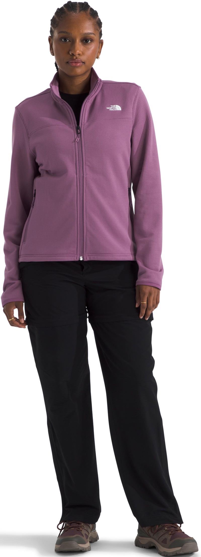 Cedar Trail Grid Fleece Jacket - Womens - chroma purple 1