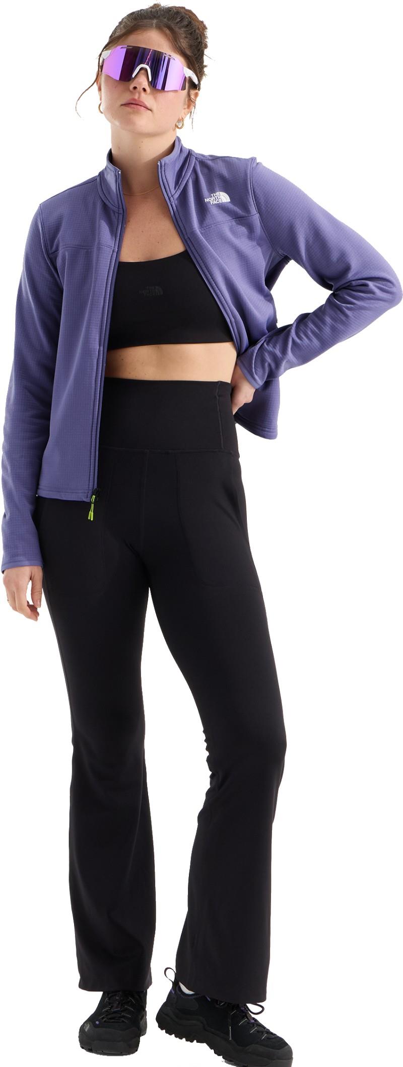Cedar Trail Grid Fleece Jacket - Womens - grounded plum 1