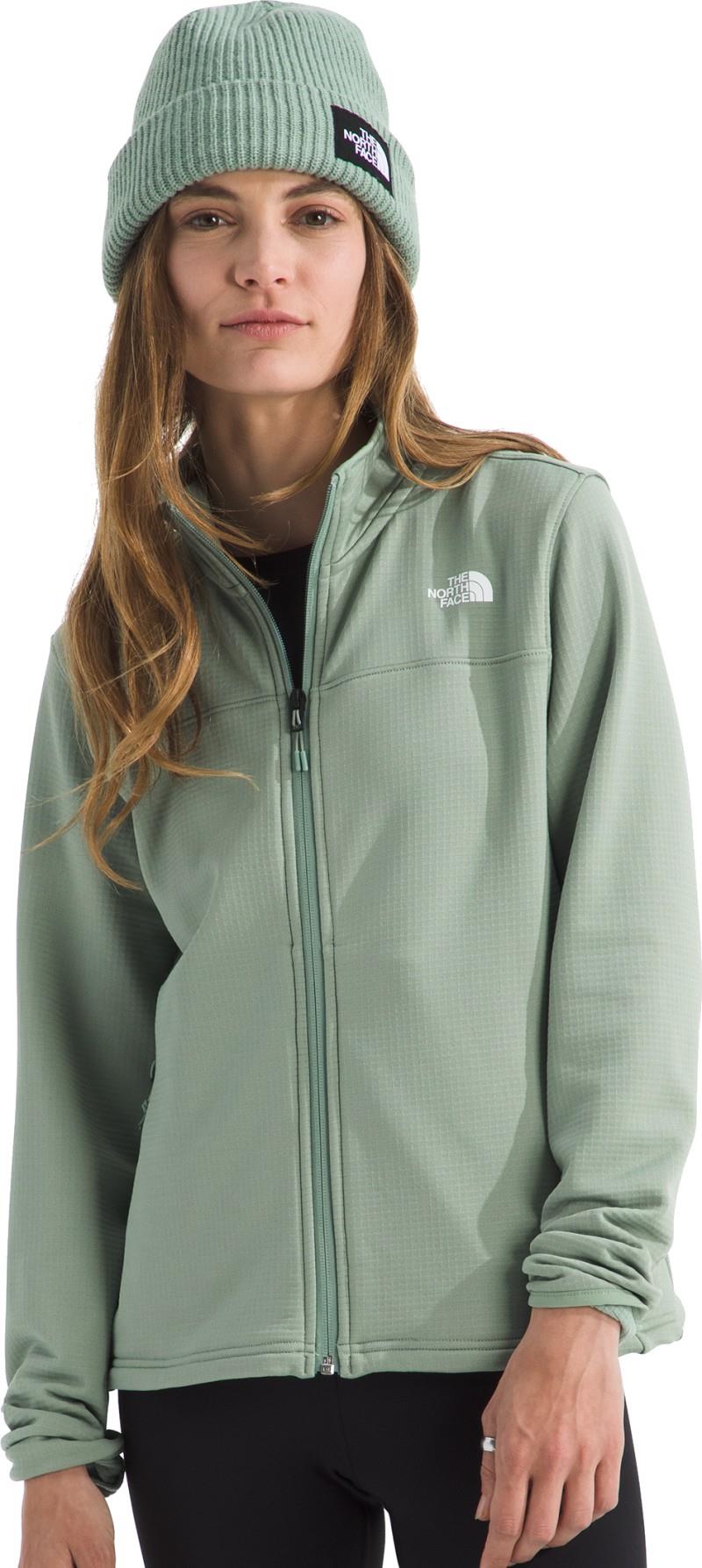 Cedar Trail Grid Fleece Jacket - Womens - slate moss 1